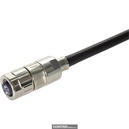 Obrázek pro produktM12 SD female A-cod 4/5pol crimp flange