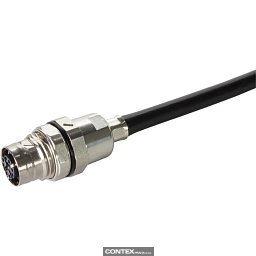 Obrázek pro produktM12 PFT SD F A-cod 4/5-pol crimp flange