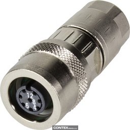 Obrázek pro produktM12 PushPull 8-pole A-coded female