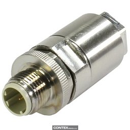 Obrázek pro produktM12-L male crimp A-coded 5pole