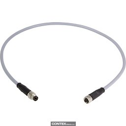 Obrázek pro produktM8 Cable Assembly 4-poles st/st f/m 0,5m