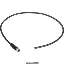 Obrázek pro produktM8 Cable Assembly 4-poles st/- f/- 4,0m