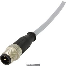 Obrázek pro produktM12 Cable Assembly A-cod st/- m/- 0,5m