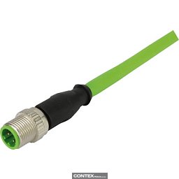 Obrázek pro produktM12 Cable Assembly D-cod st/- m/- 4,0m