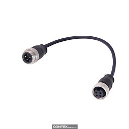 Obrázek pro produkt7/8 Cable Assembly 4-pole st/st f/m 0,3m