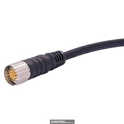 Obrázek pro produktM23_19P MA,Int-thread,STR PVC cable,5M