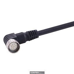 Obrázek pro produktM23_12P MA,Int-thread,ANG PVC cable,10M