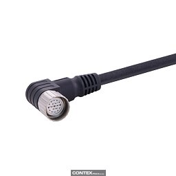 Obrázek pro produktM23_19P FE,Int-thread,ANG PUR cable,10M