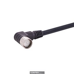 Obrázek pro produktM23_17P FE,Int-thread,ANG PVC cable,10M