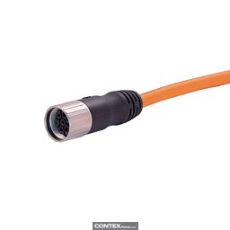 Obrázek pro produktM23_6P FE,int-thread,STR PUR cable,10M