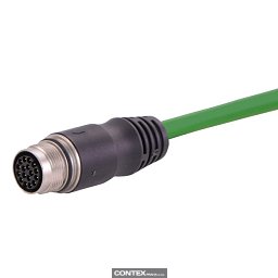 Obrázek pro produktM17 MA str molded 17p PVC open end,5m