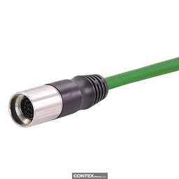 Obrázek pro produktM17 FE str molded 17p PVC open end,10m