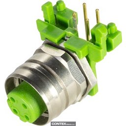 Obrázek pro produktM12-PCB-THT-2PC-4P-DCOD-F-ANG-SHLD