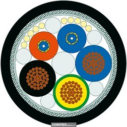 Obrázek pro produktHYBRID CABLE 2xFO MM,10M,RING