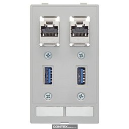 Obrázek pro produktHan-Port-2xRJ45/2xUSB
