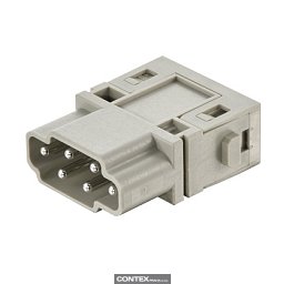 Obrázek pro produktHan® E Push-In module, male 0,5-2,5mm²