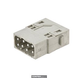 Obrázek pro produktHan® EE Push-In module, male 0,5-2,5mm²