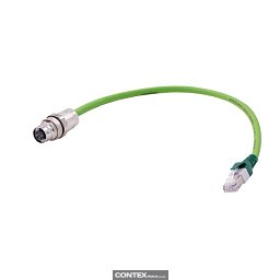 Obrázek pro produktM12 D-cod PFT f - RJ45 PUR 1.0M