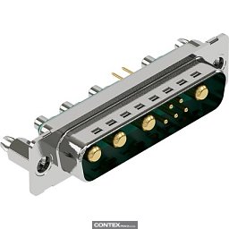 Obrázek pro produktD-Sub M 9W4 STR MA 20A UNC NM30 BL