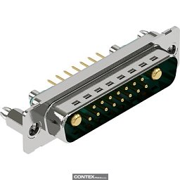 Obrázek pro produktD-Sub M 17W2 STR MA 20A UNC NM30 BL
