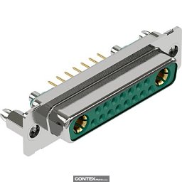 Obrázek pro produktD-Sub M 17W2 STR FE 20A UNC NM30 BL