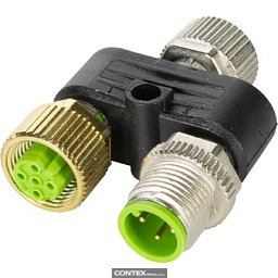 Obrázek pro produktM12-ADPT-M12/M12-8/4P-YCOD-F/F/M-STR