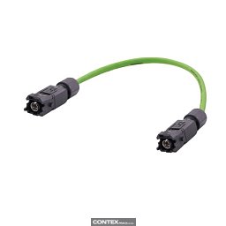 Obrázek pro produktHan 1A CA M12-D-cod. +latch m/m PVC 5m